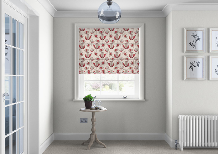 Helix, Red - Roman Blind - Image 5